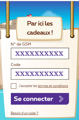 Play and Gold connexion