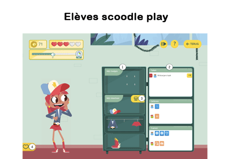 Identification élève scoodle play